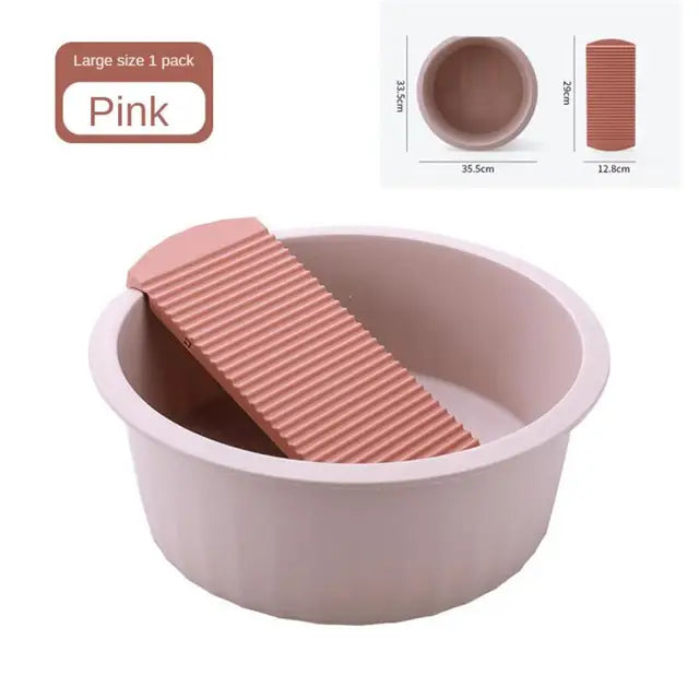 Washtub Thickened Simple With Drop-resistant Bathroom Products Cleaning Basin 0.3kg Household Bathroom