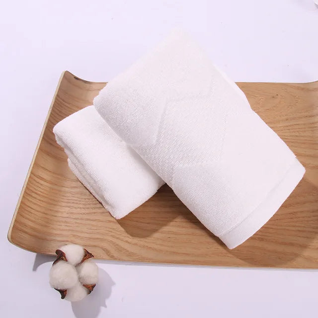 Women Men Soft 100 Cotton Face Bath Towel Set 70*140 34*74 Free Shipping