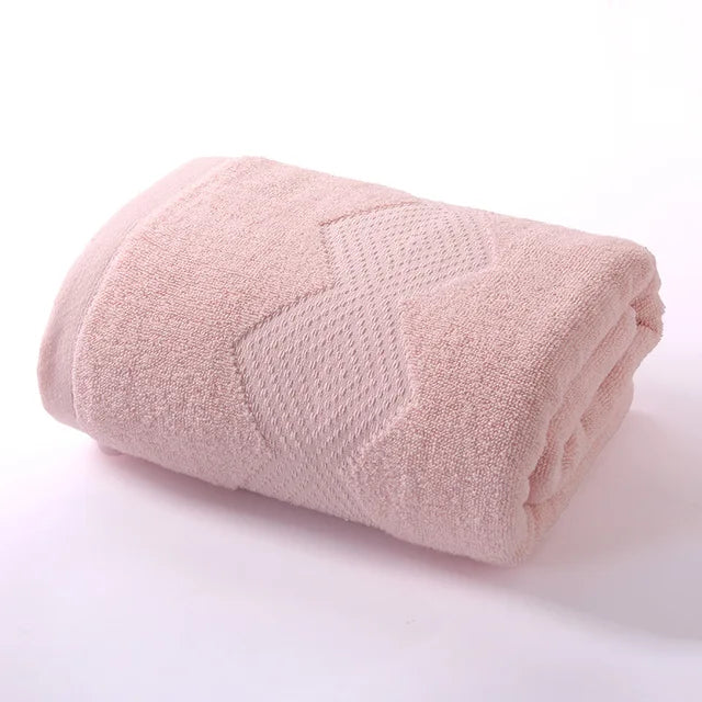 Women Men Soft 100 Cotton Face Bath Towel Set 70*140 34*74 Free Shipping