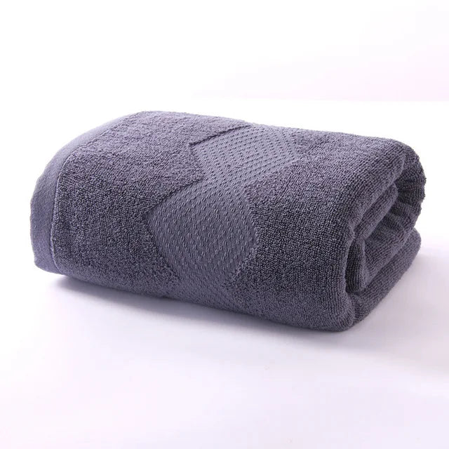 Women Men Soft 100 Cotton Face Bath Towel Set 70*140 34*74 Free Shipping