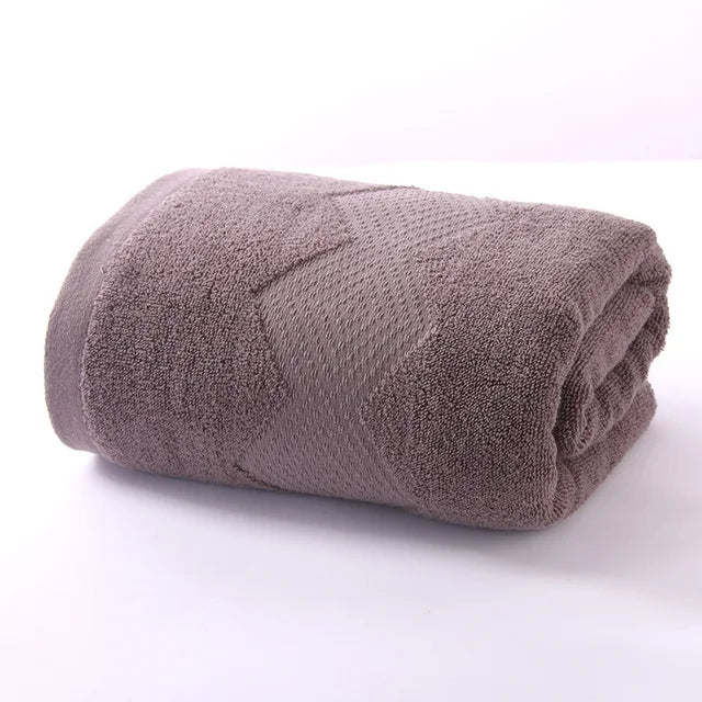 Women Men Soft 100 Cotton Face Bath Towel Set 70*140 34*74 Free Shipping