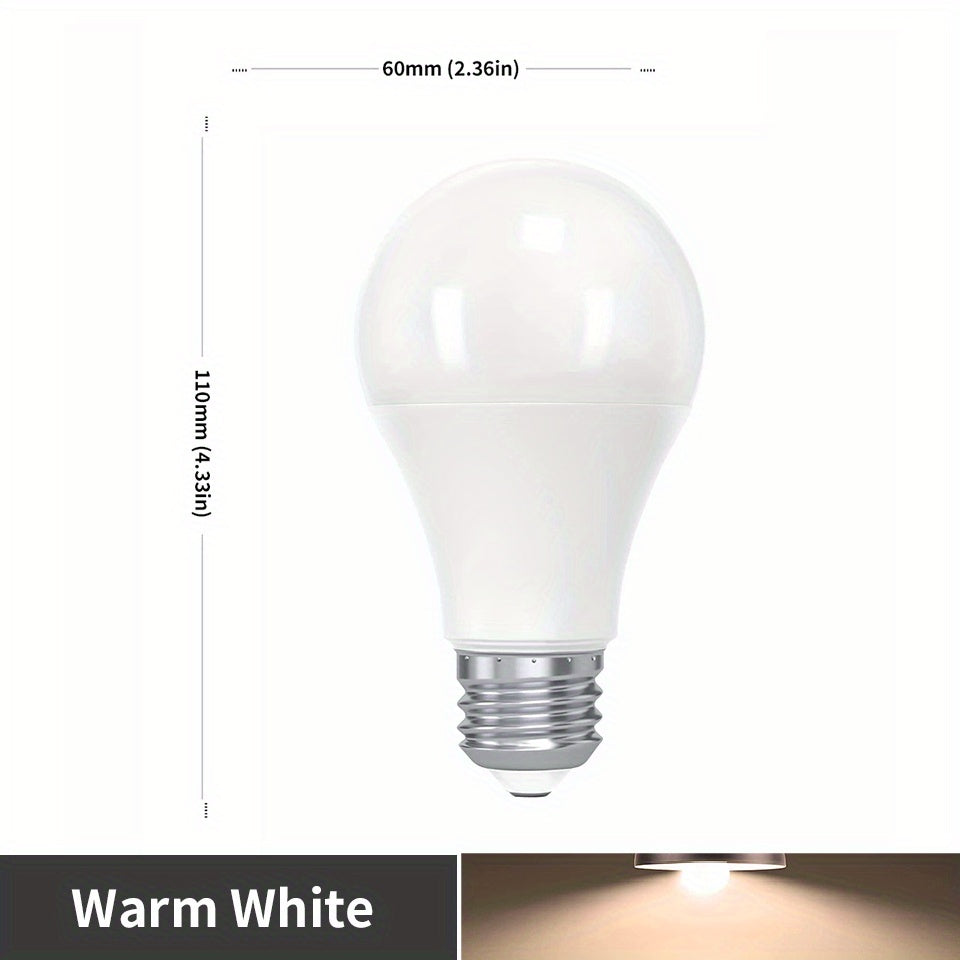 10pcs E26 9W LED Bulbs Are Equivalent To 60W Incandescent Lamps, Cold White 6000K Warm White 3000K 900 Lumen Ultra-bright Bulb Lamps Are Applicable To Living Room, Kitchen, Bedroom And Office