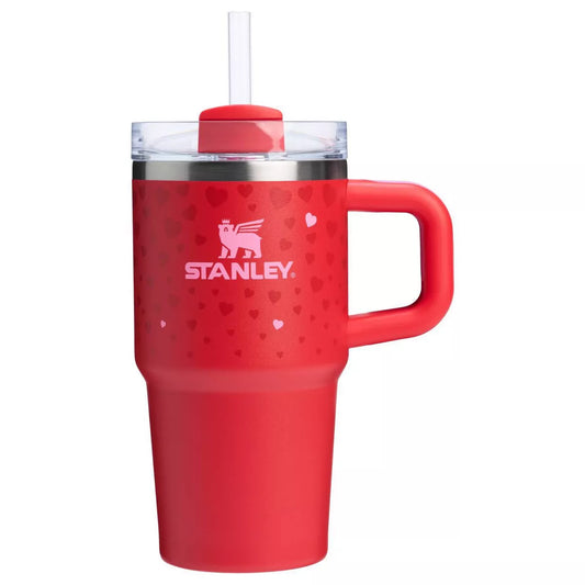 Stanley 20 oz Stainless Steel H2.0 Flowstate Quencher Tumbler with handle - Valentine's Day