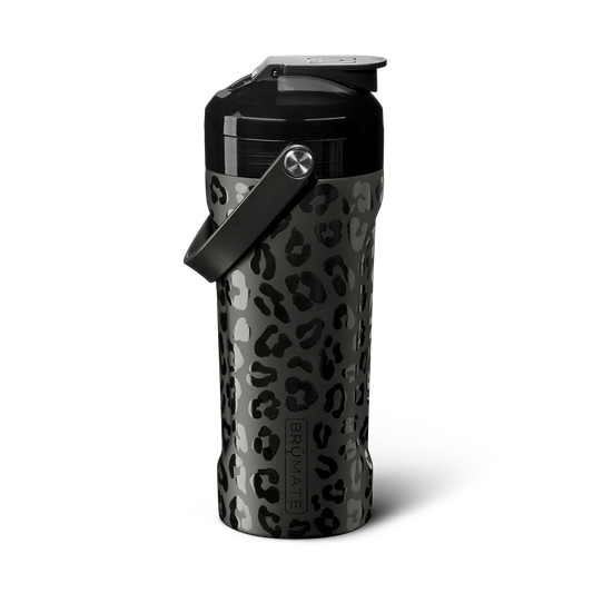 Black Leopard Print Insulated MultiShaker