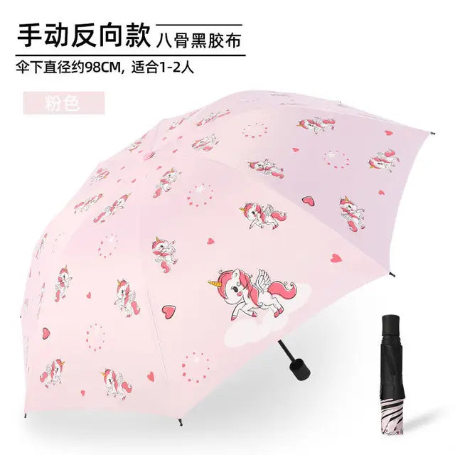 kids umbrella Children's cartoon Student sun protection thickened umbrella academy  mini umbrella  ombrellone portatile spiaggia